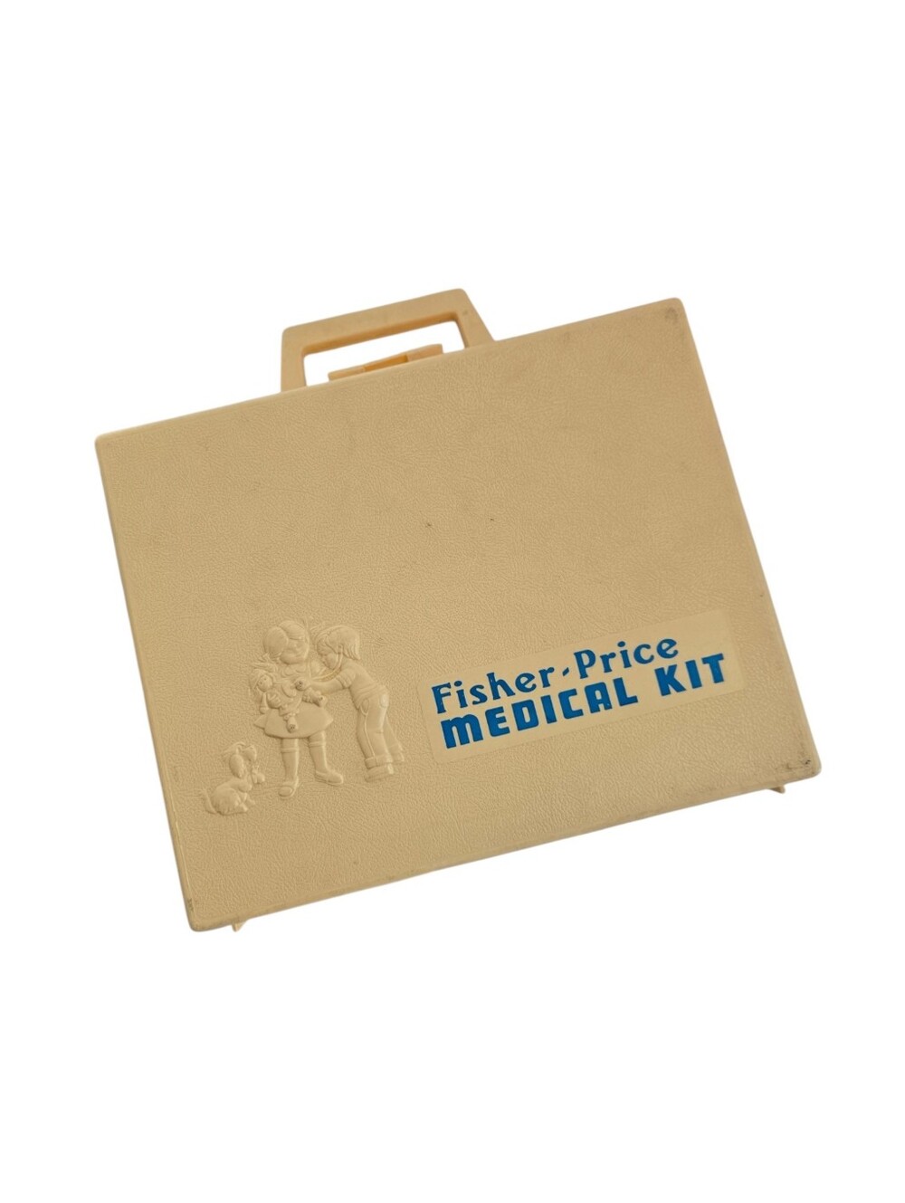 Vintage 1977 Fisher-Price Medical Kit Case & Accessories 70s Doctor Toy - Picture 2 of 6